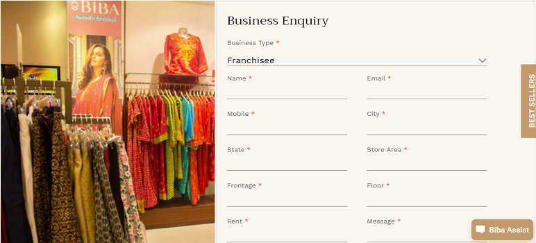 how-to-get-biba-franchise-in-india